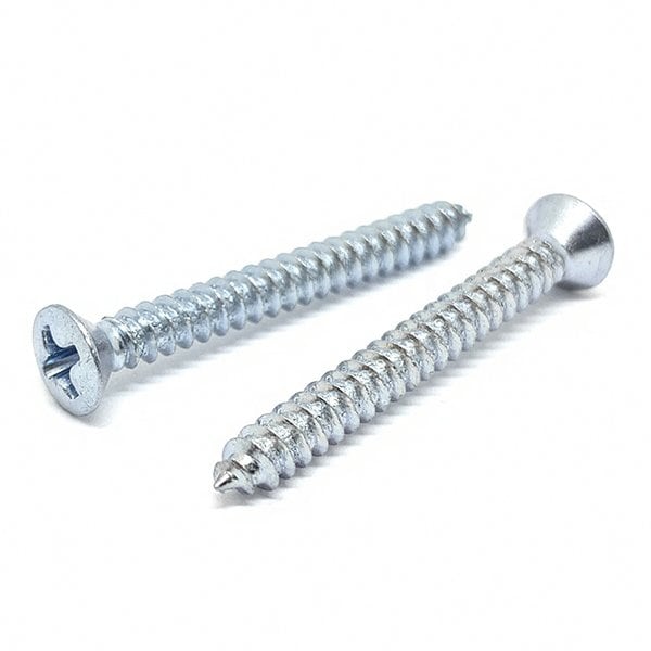 Boltsandnuts.Com Sheet Metal Screw, #14 x 1 in, Zinc Plated Steel Oval Head Phillips Drive, 3000 PK 14D100POHTSZ/AB-3000 - main